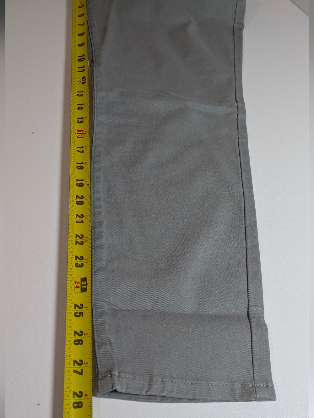 NEW! Women’s Banana Republic High Rise Twill Pants - Gray Size 12 Casual - Picture 7 of 13